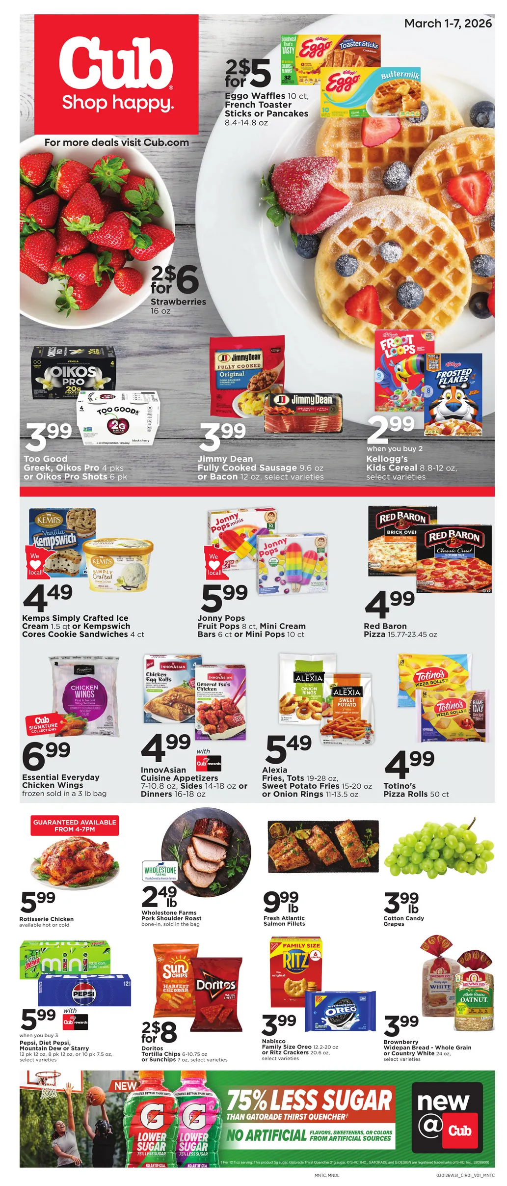 Weekly ad Cub Foods Sales from March 1 to March 7 2026 - Page