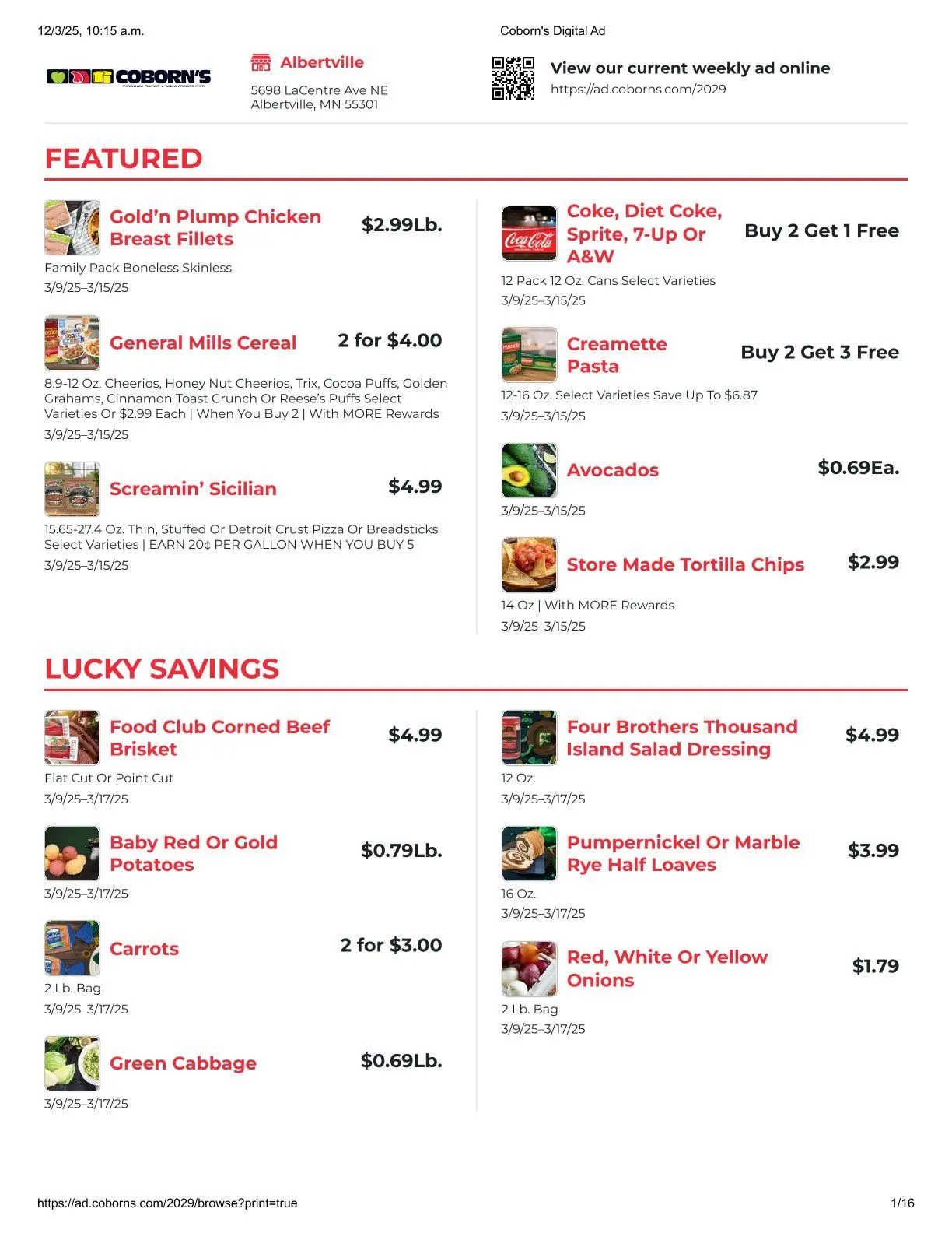 Weekly ad Coborn's Deals from March 12 to March 15 2025 - Page 
