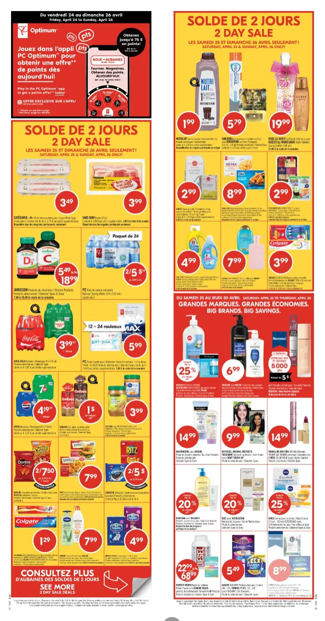 Pharmaprix Sales from April 25 to April 30 2026 - flyer page 1