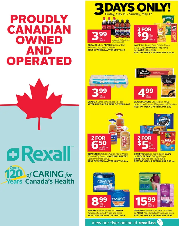 Rexall Sales from May 15 to May 21 2026 - flyer page 1