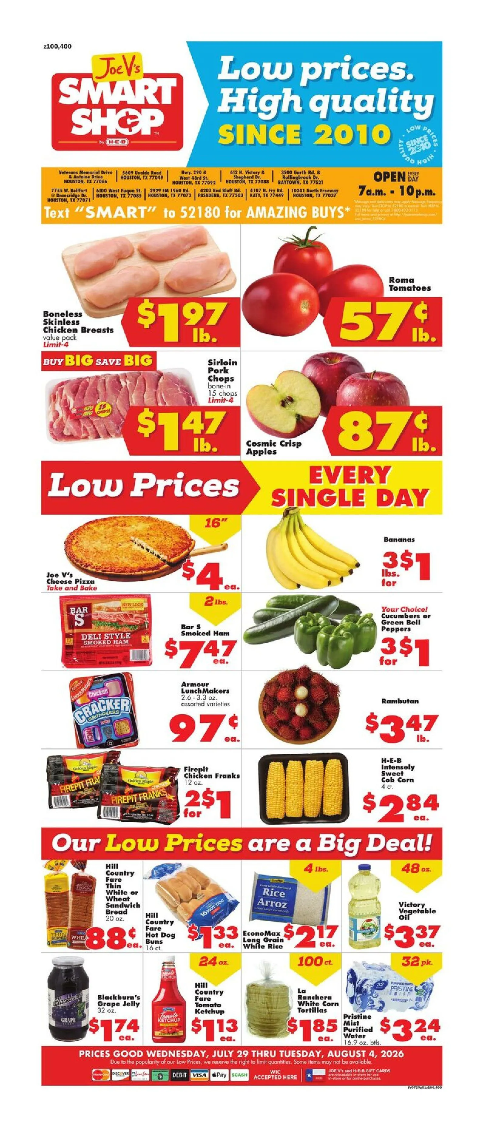 Weekly ad Joe V's Smart Shop Sales from July 29 to August 4 2026 - Page