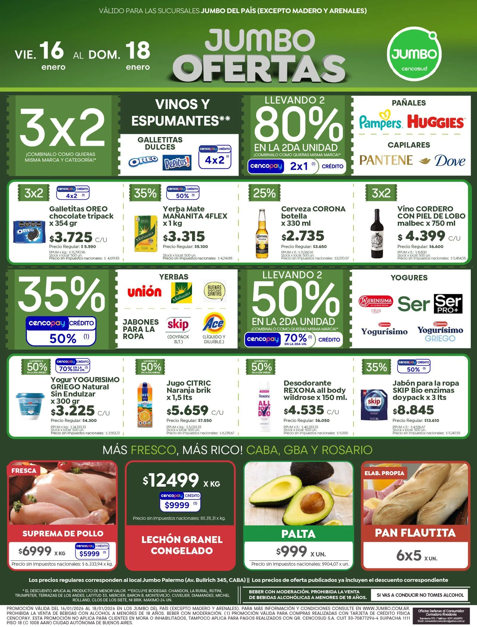 Ofertas de Jumbo Ofertas 16 de enero al 18 de enero 2026 - Página 1 del catálogo