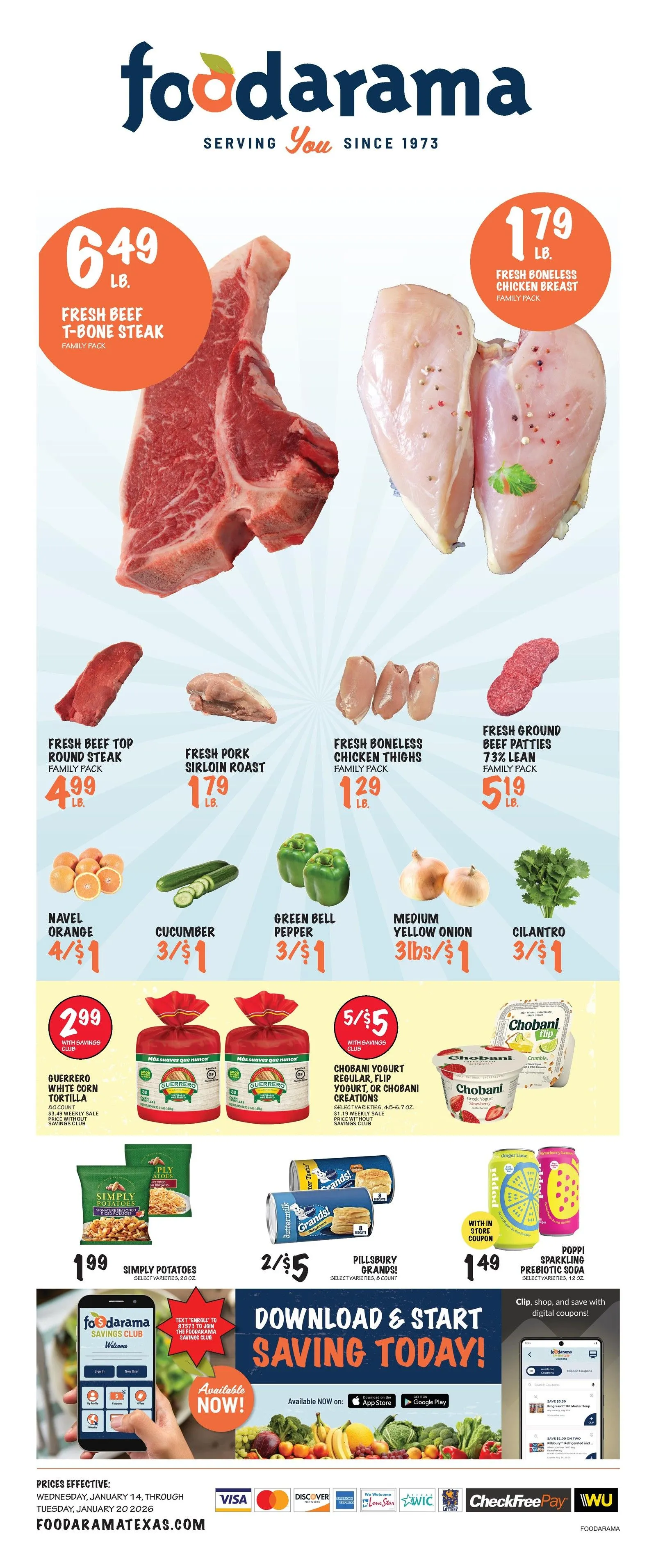 Weekly ad Foodarama Sales from January 14 to January 20 2026 - Page 1