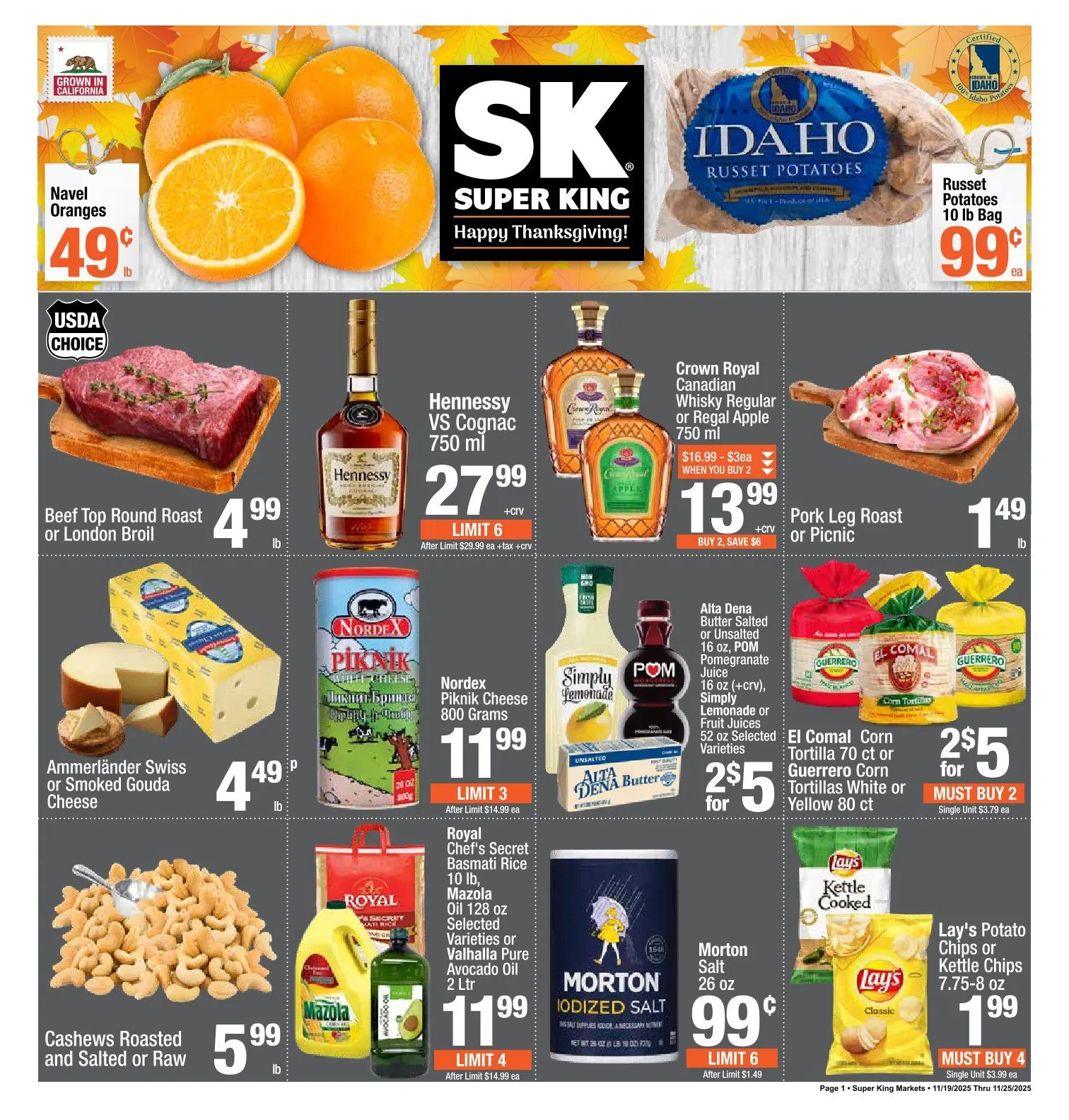 Weekly ad Super King Markets Sales from November 19 to November 25 2025 - Page