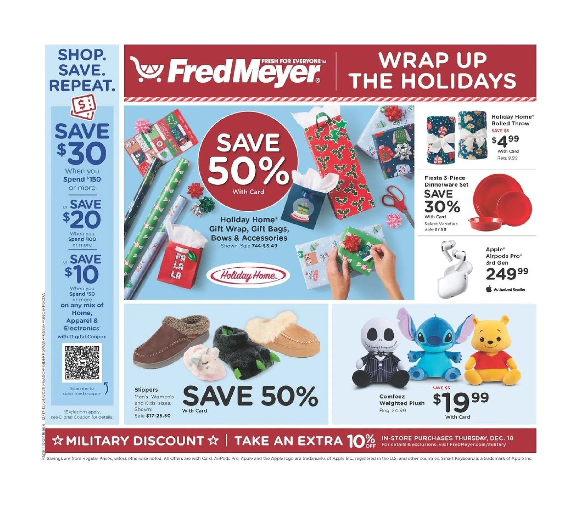 Weekly ad Fred Meyer Sales from December 17 to December 24 2025 - Page 1