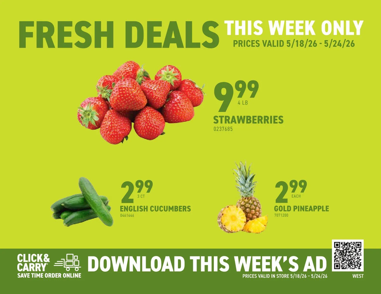 Weekly ad US Foods Chef's Sales from May 18 to May 24 2026 - Page 1