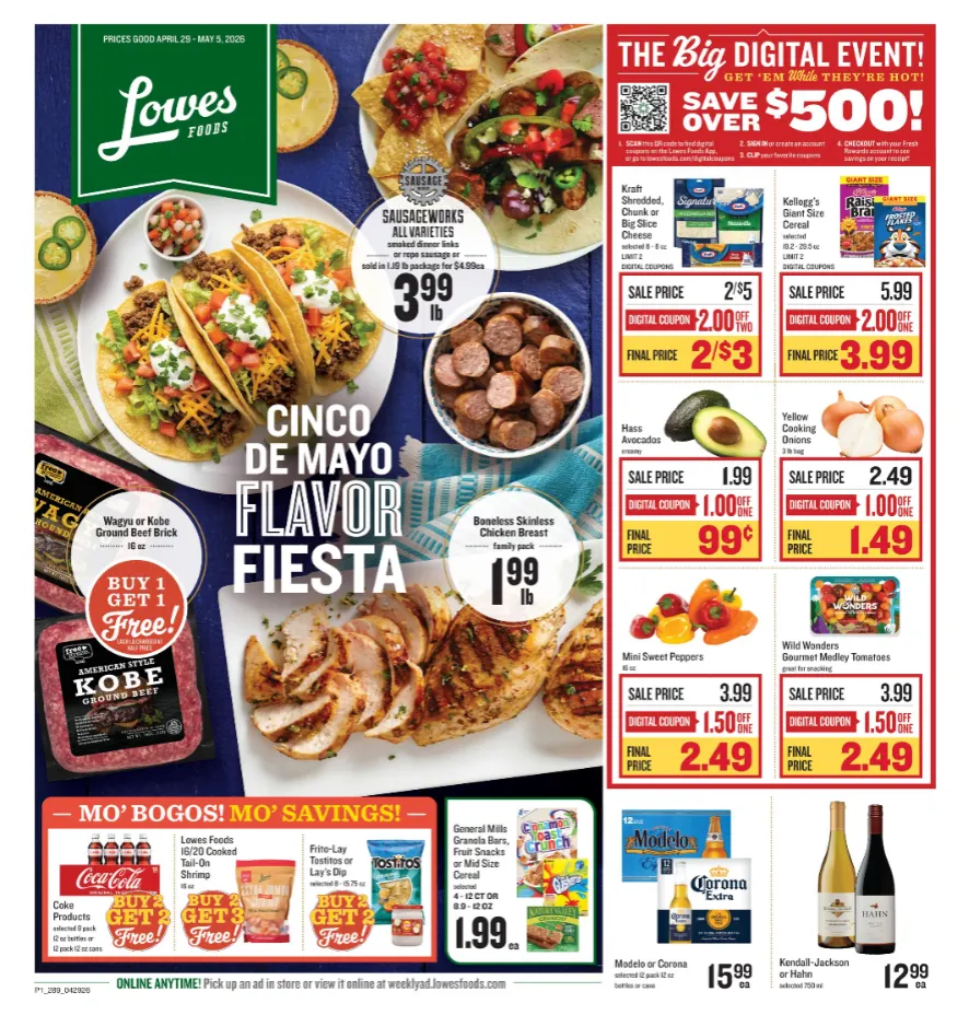 Weekly ad Lowes Foods Sales from April 29 to May 5 2026 - Page 