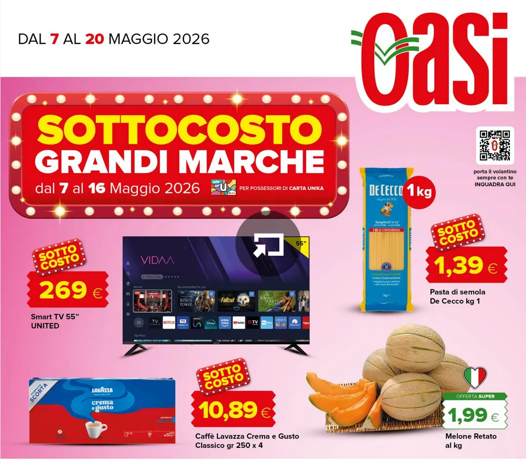 Volantini Oasi da 7 maggio a 20 maggio di 2026 - Pagina del volantino 
