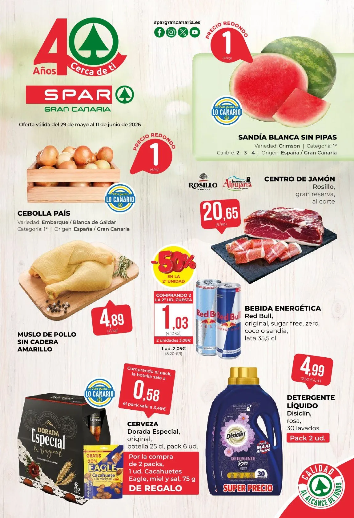 Catálogo de Spar Gran Canarias Ofertas 28 de mayo al 11 de junio 2026 - Página