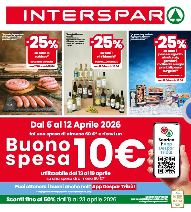 Volantini Interspar da 8 aprile a 23 aprile di 2026 - Pagina del volantino 1