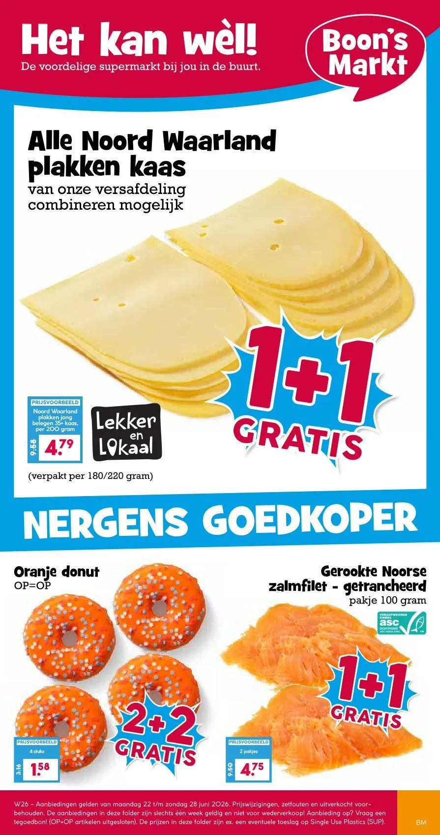 Boon's Markt folders van 22 juni tot 28 juni 2026 - Folder pagina 1