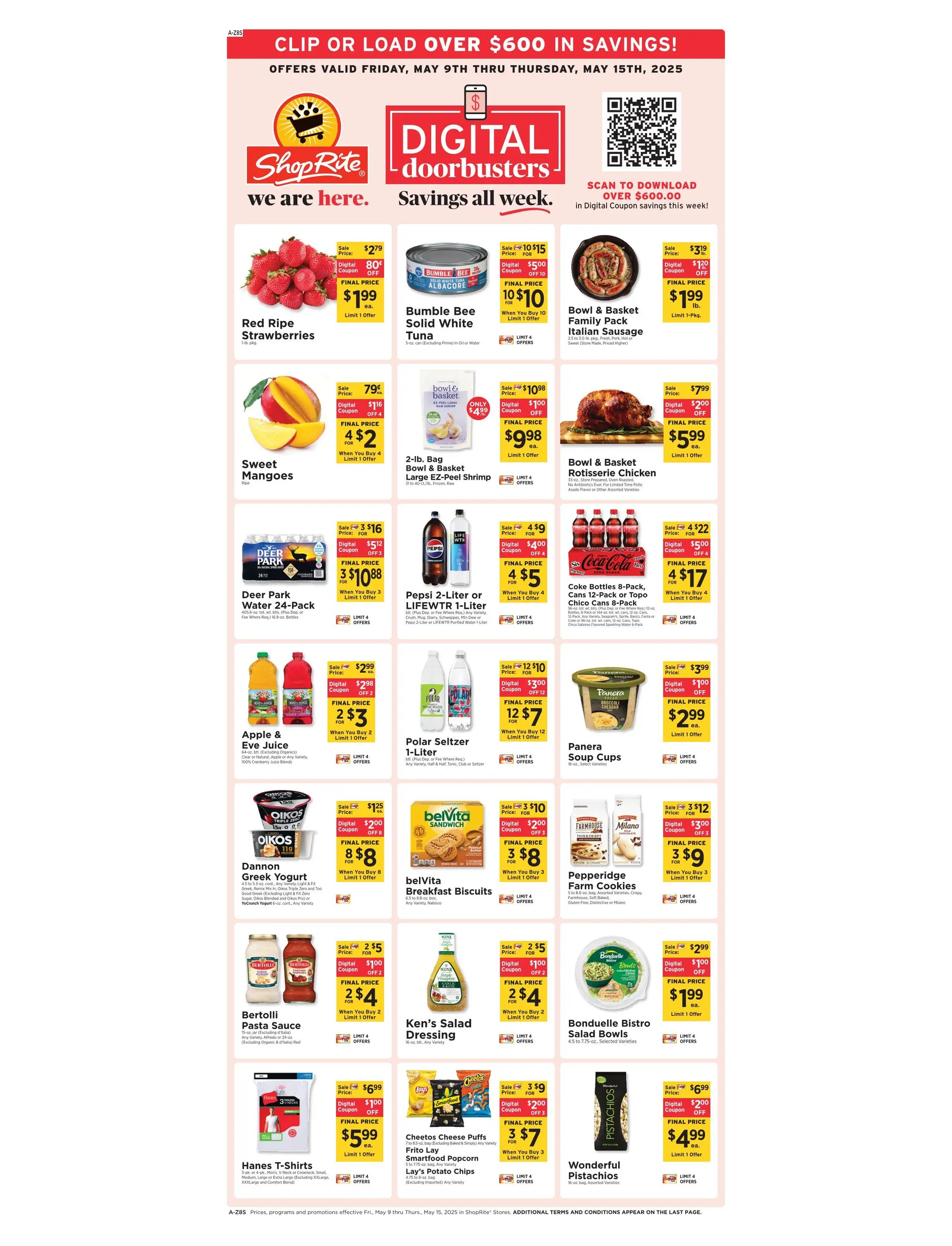 Weekly ad ShopRite Deals from May 9 to May 15 2025 - Page 1