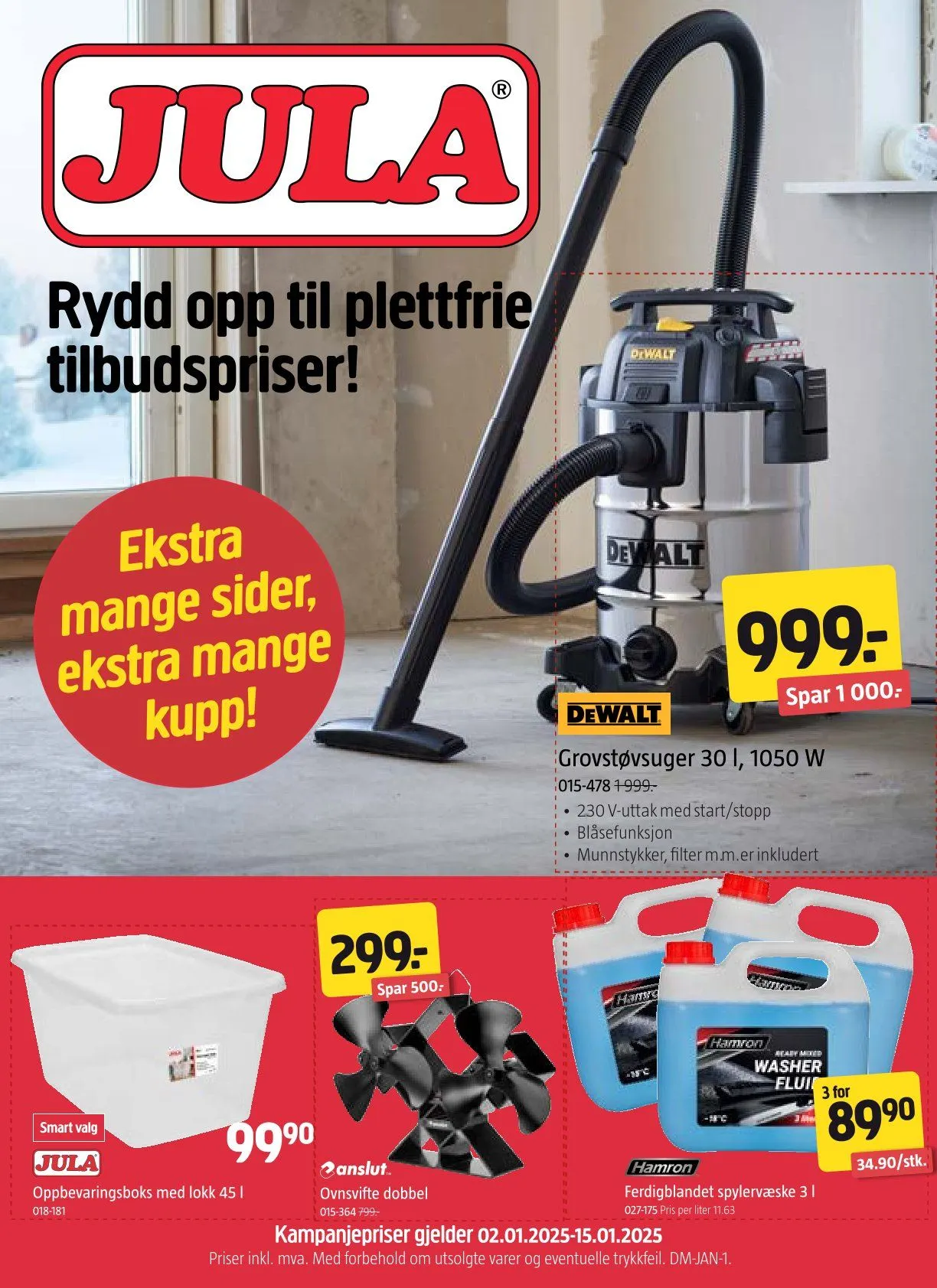 Jula Tilbud fra 7. januar til 15. januar 2025 - kundeavisside 