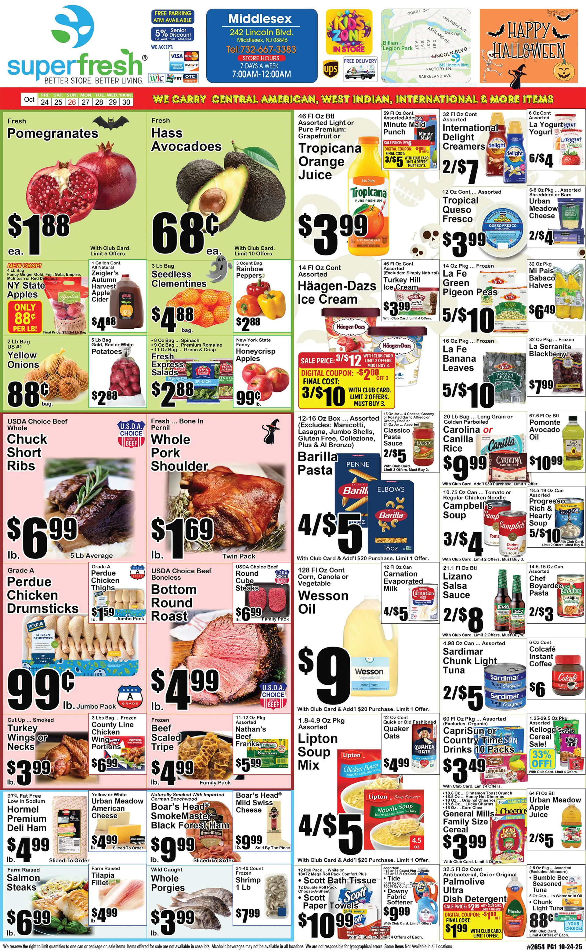 Weekly ad SuperFresh Sales from October 24 to October 30 2025 - Page 