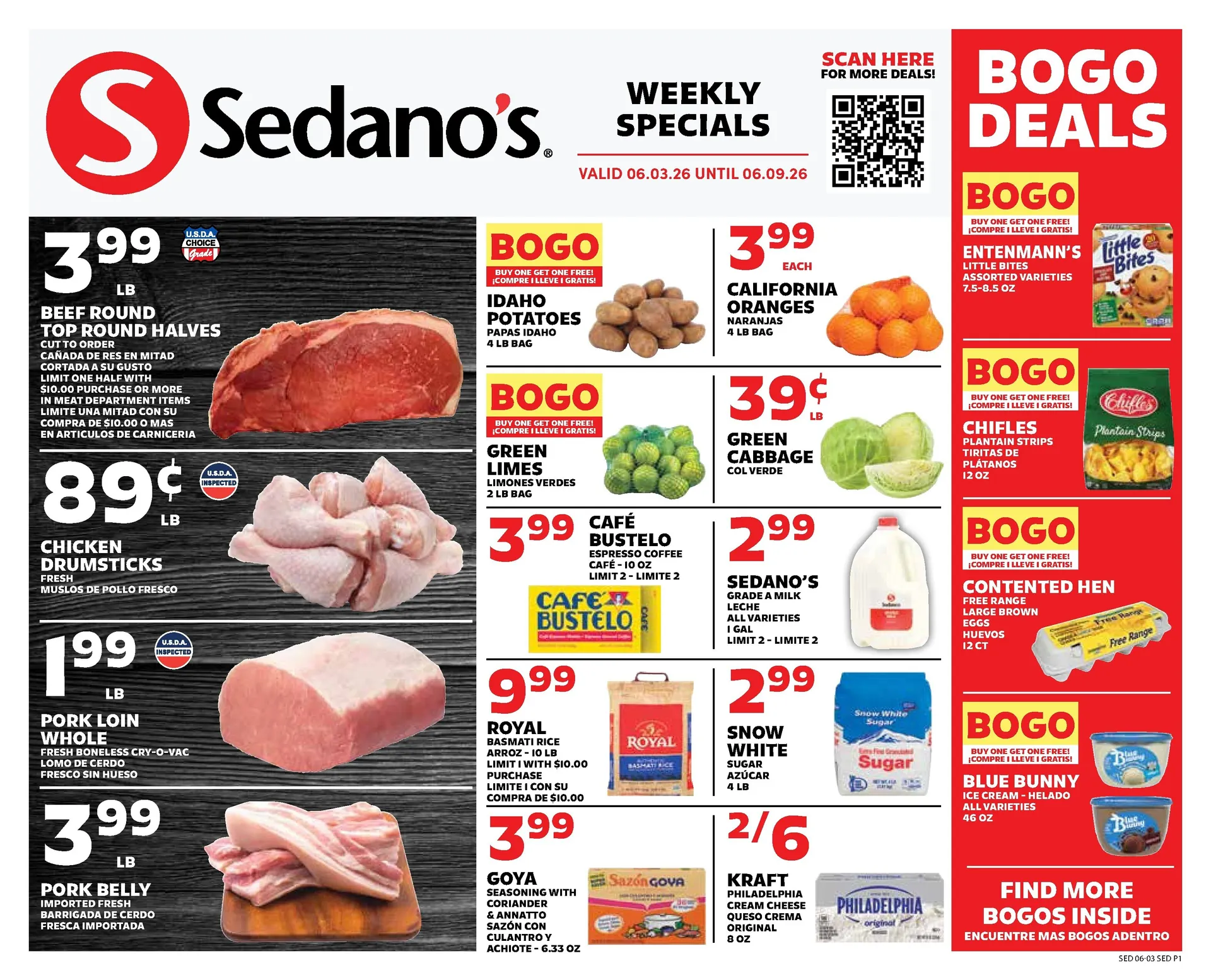 Weekly ad Sedano's Sales from June 6 to June 9 2026 - Page 1