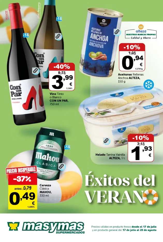 Catálogo de Supermercados masymas Ofertas 11 de julio al 17 de julio 2026 - Página 1