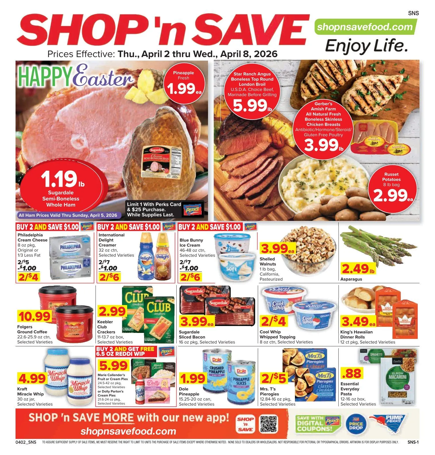 Weekly ad Shop'n Save Sales from April 2 to April 8 2026 - Page 