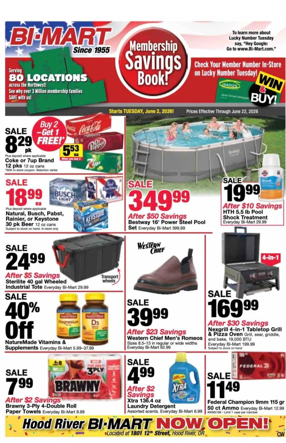 Weekly ad Bi-Mart Sales from June 1 to June 6 2026 - Page 