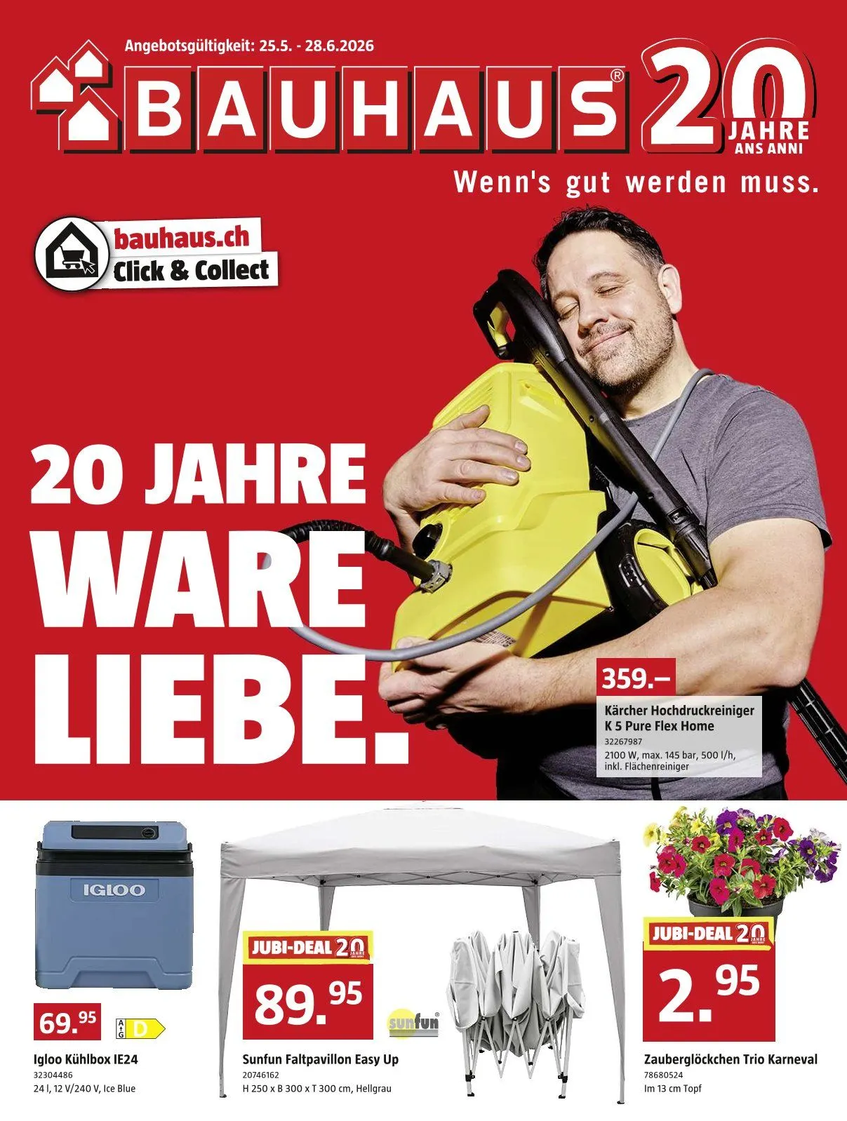 Bauhaus von 25. Mai bis 28. Juni 2026 - Prospekt seite  