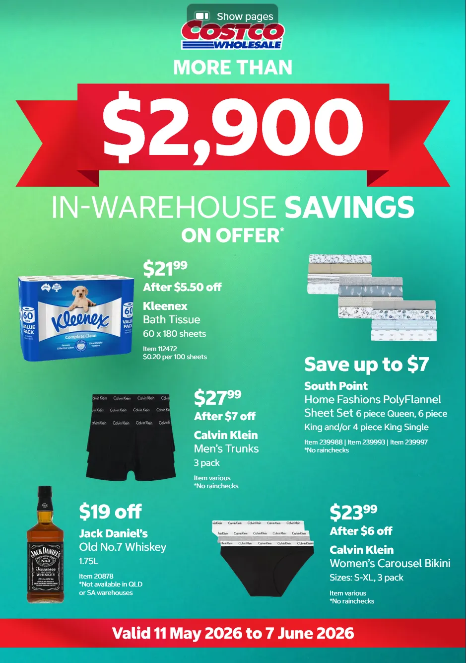  Costco Sales - Catalogue valid from 11 May to 7 June 2026 - page 1