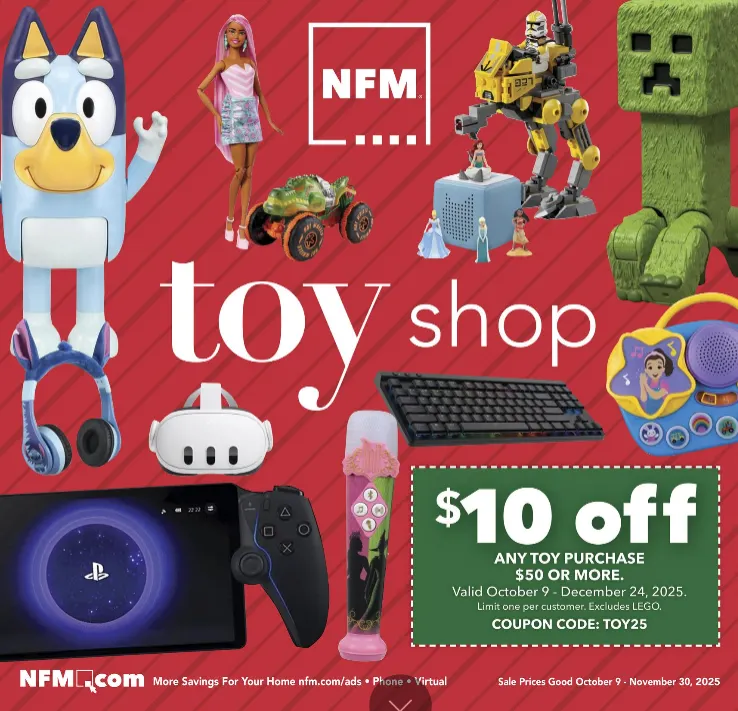 Weekly ad Nebraska Furniture Mart Sales from November 9 to November 30 2025 - Page 1