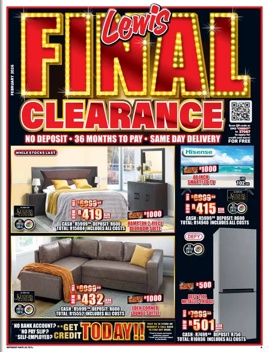 Lewis Sales from 23 February to 13 April 2026 - Catalogue Page 