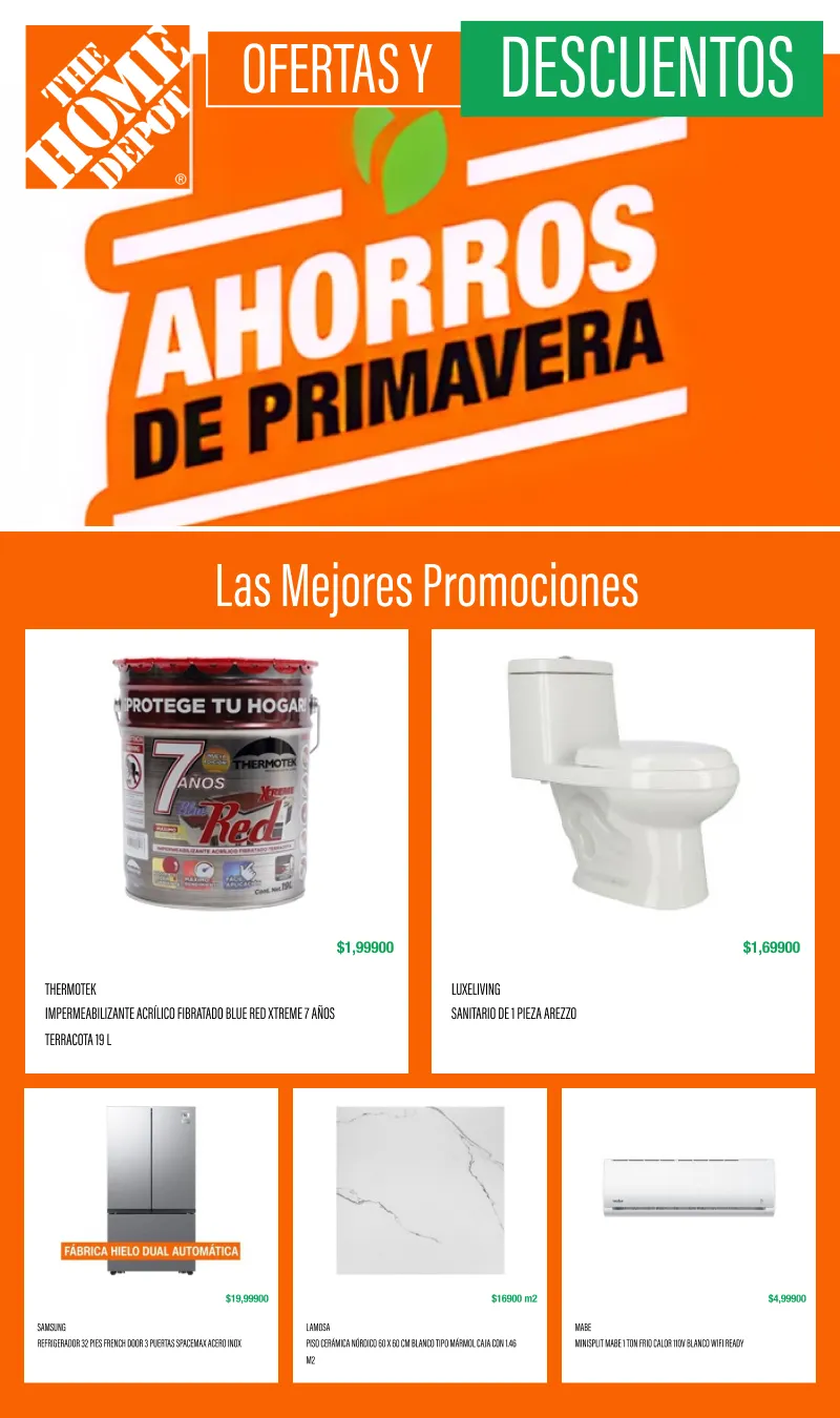 Catálogo de The Home Depot Ofertas 6 de abril al 26 de abril 2026 - Pagina 1