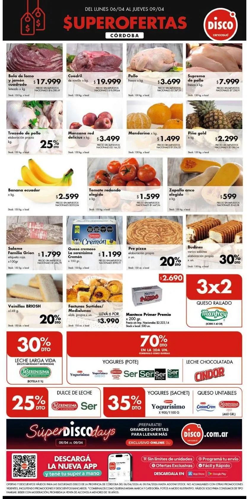 Ofertas de Ofertas Disco 6 de abril al 9 de abril 2026 - Página 1 del catálogo