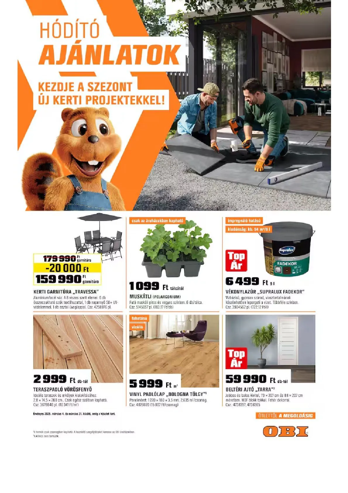 Katalógus OBI Ajántalok március 11.-tól március 31.-ig 2025. - Oldal 