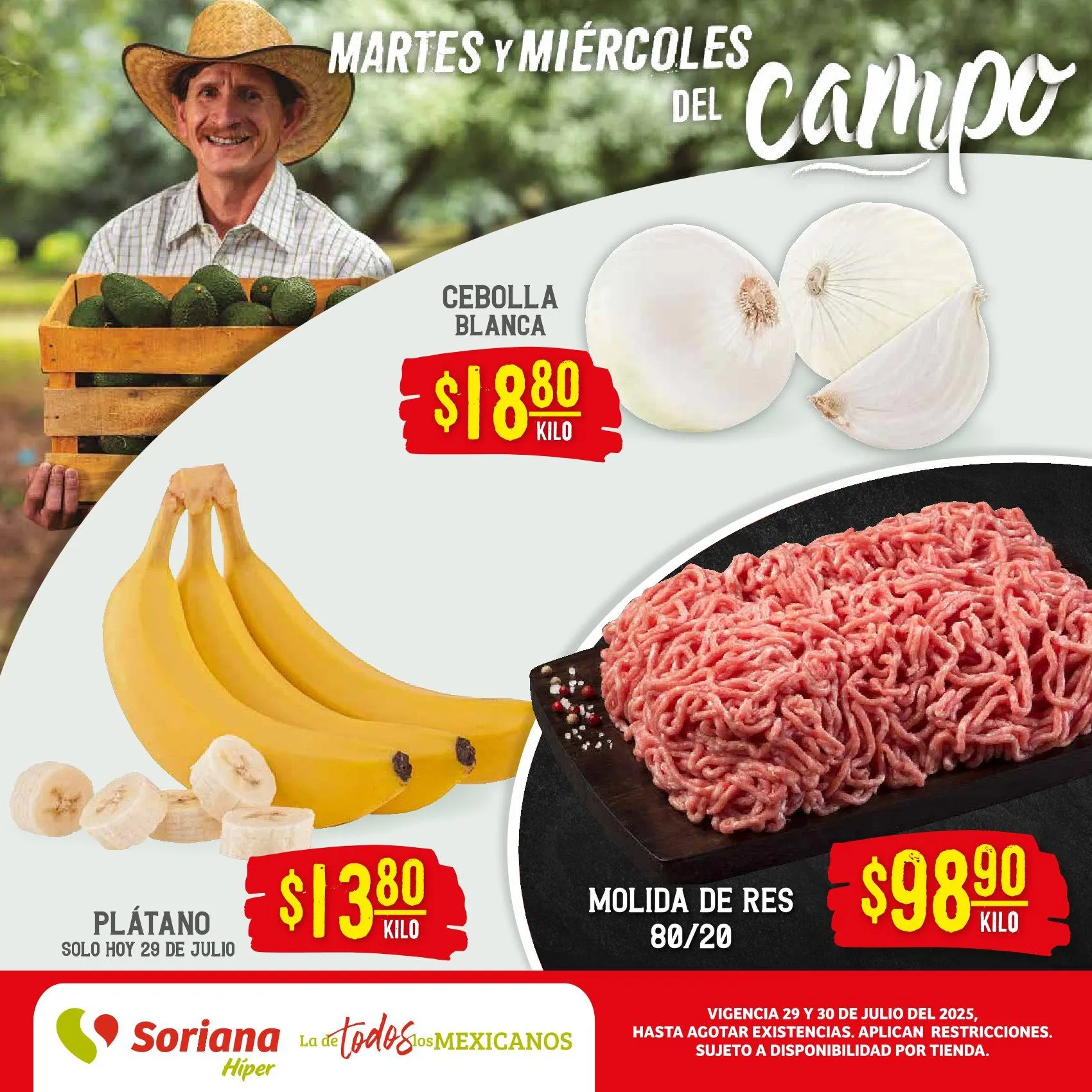 Catálogo de Soriana Ofertas 29 de julio al 30 de julio 2025 - Pagina 1