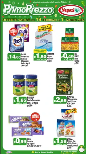 Volantini Primo Prezzo da 19 febbraio a 1 marzo di 2026 - Pagina del volantino 
