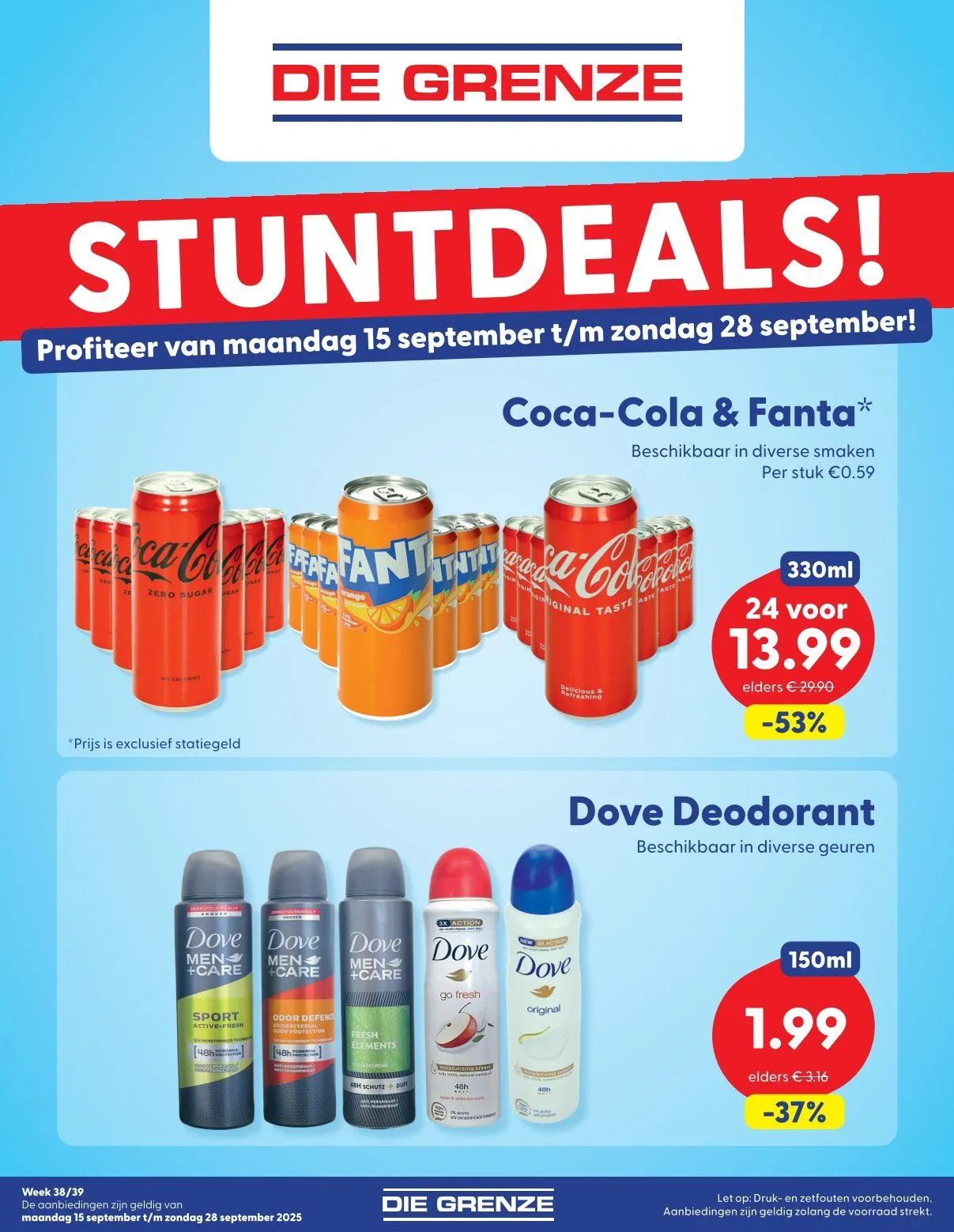  Die Grenze folders van 15 september tot 28 september 2025 - Folder pagina 1