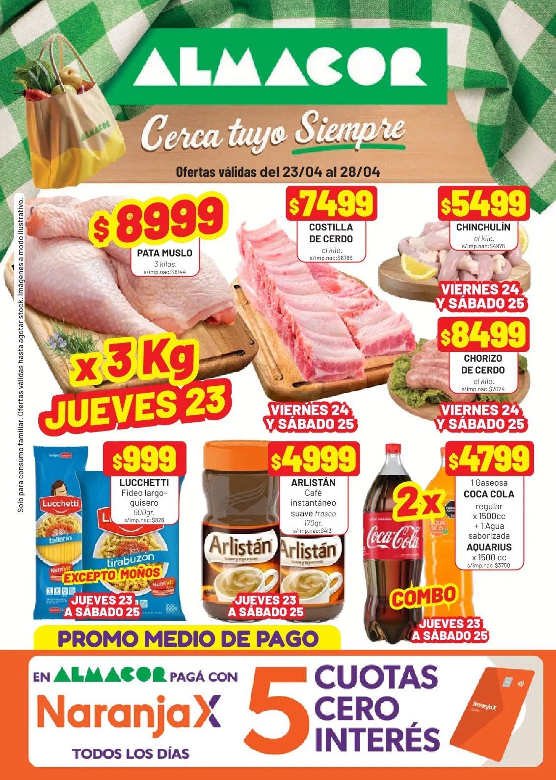 Ofertas de Ofertas Almacor 23 de abril al 28 de abril 2026 - Página 1 del catálogo
