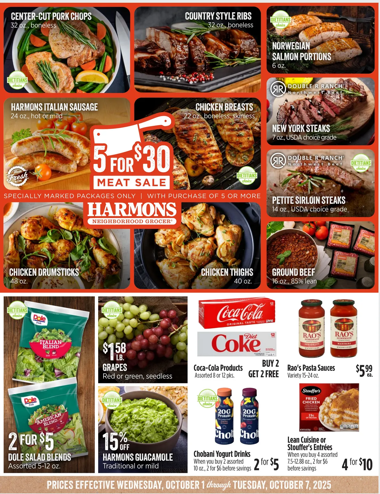 Weekly ad Harmons Sales from October 1 to October 7 2025 - Page 1