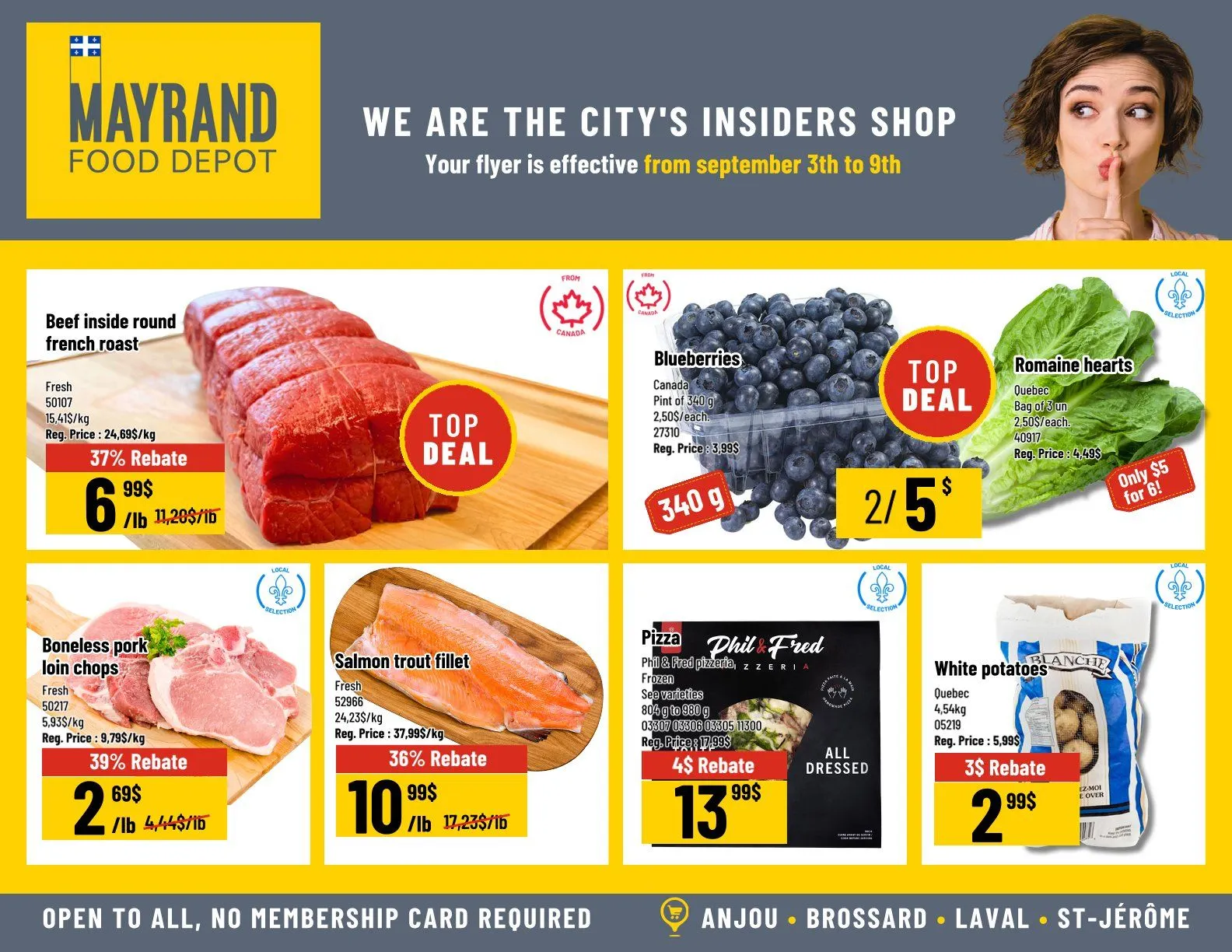 Mayrand Sales from September 3 to September 9 2025 - flyer page 1