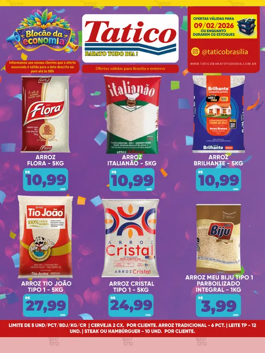 Encarte de  Folhetos Tatico  9 de fevereiro até 10 de fevereiro 2026 - Pagina 