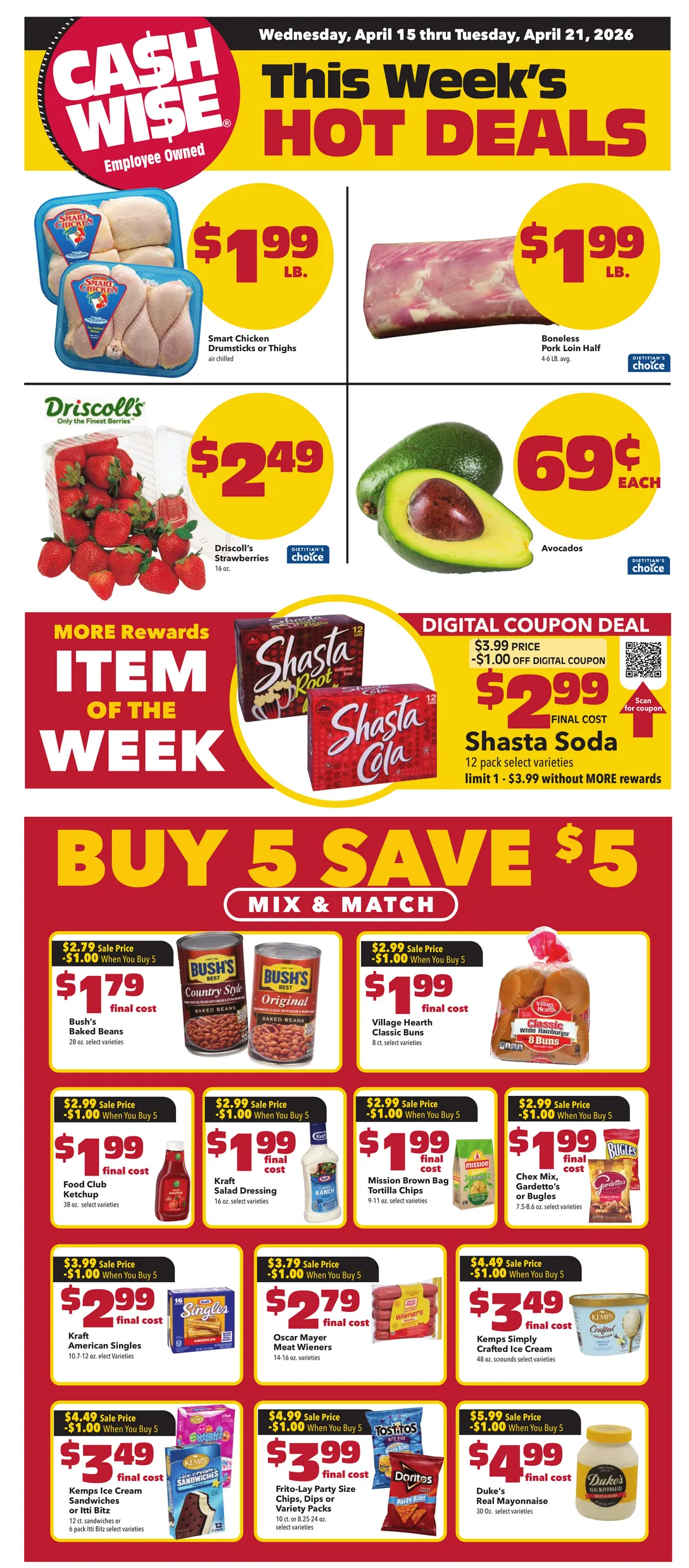 Weekly ad Cash Wise Sales from April 16 to April 21 2026 - Page 