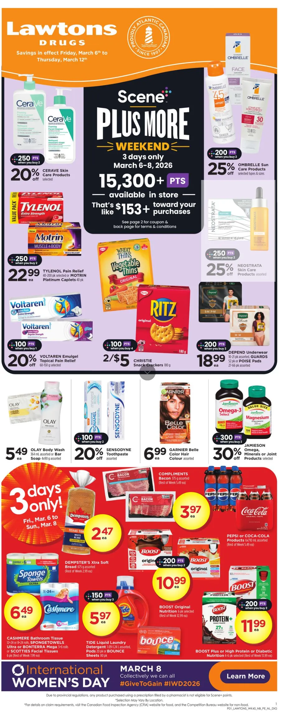 Lawtons Drugs Sales from March 6 to March 12 2026 - flyer page 