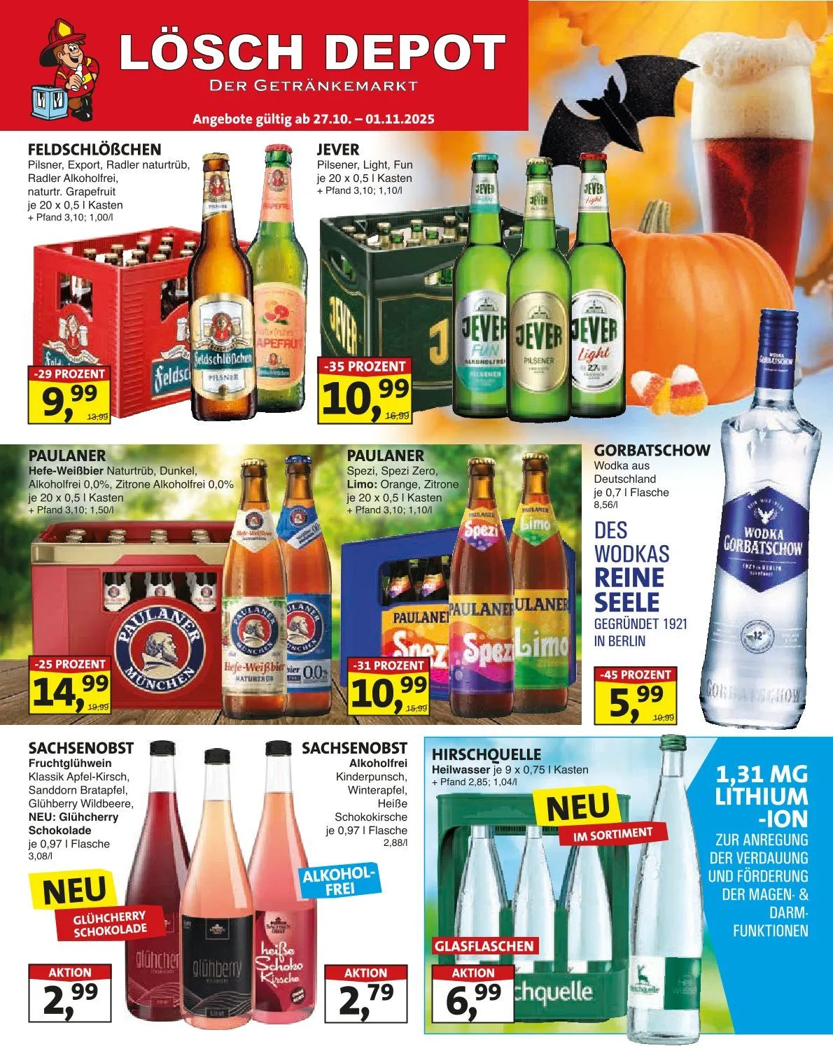 Lösch Depot Prospekte von 27. Oktober bis 1. November 2025 - Prospekt seite 1