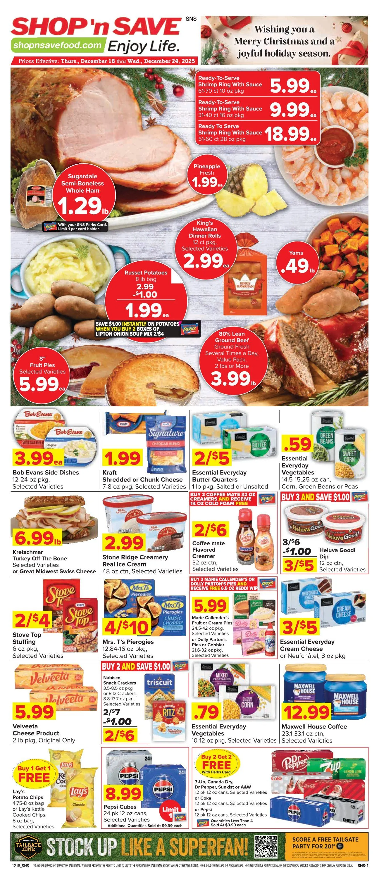 Weekly ad Shop'n Save Sales from December 18 to December 24 2025 - Page 1