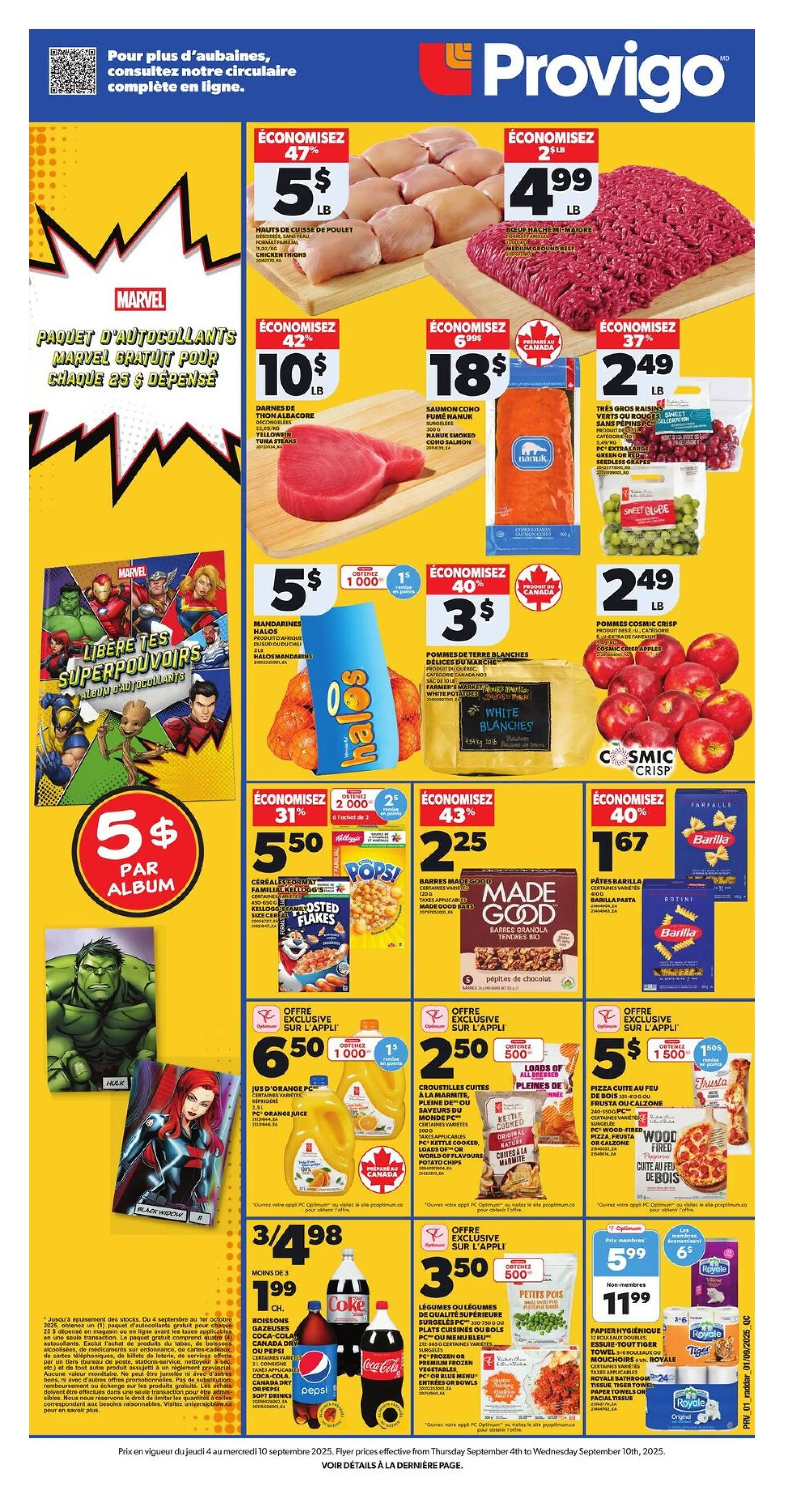 Provigo Sales from September 4 to September 10 2025 - flyer page 1