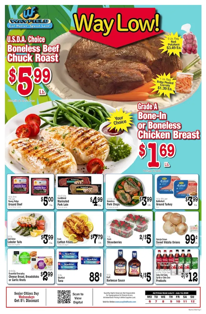 Weekly ad Wayfield Sales from July 7 to July 12 2026 - Page 1