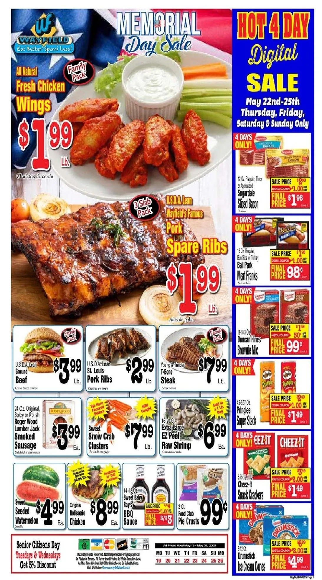 Weekly ad Wayfield Sales from May 19 to May 26 2025 - Page 1