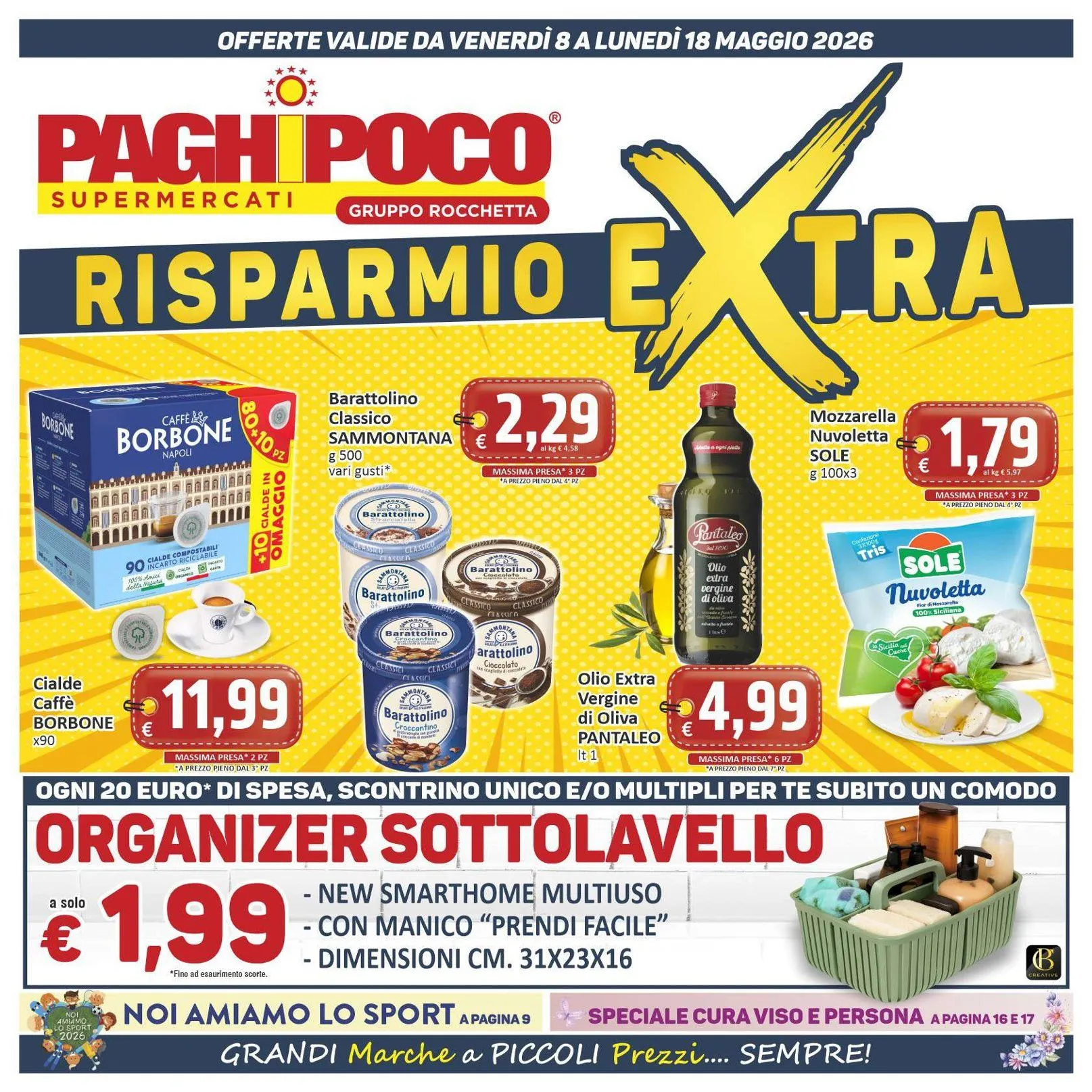 Paghi Poco Volantino da 8 maggio a 18 maggio di 2026 - Pagina del volantino 1
