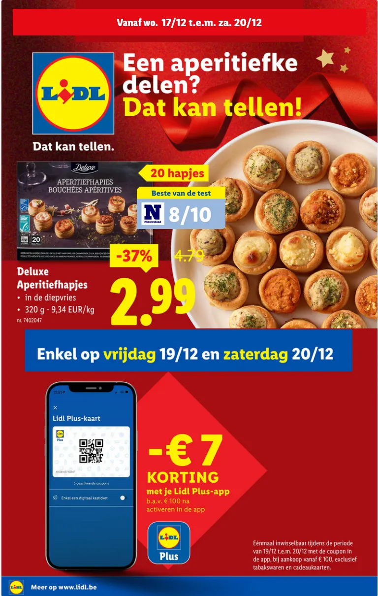 Lidl Folder van 17 december tot 20 december 2025 - folder pagina 1