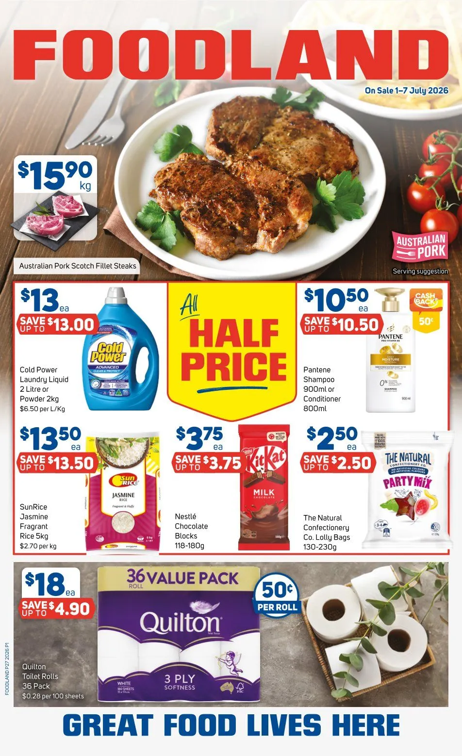 Foodland Sales - Catalogue valid from 1 July to 7 July 2026 - page 1