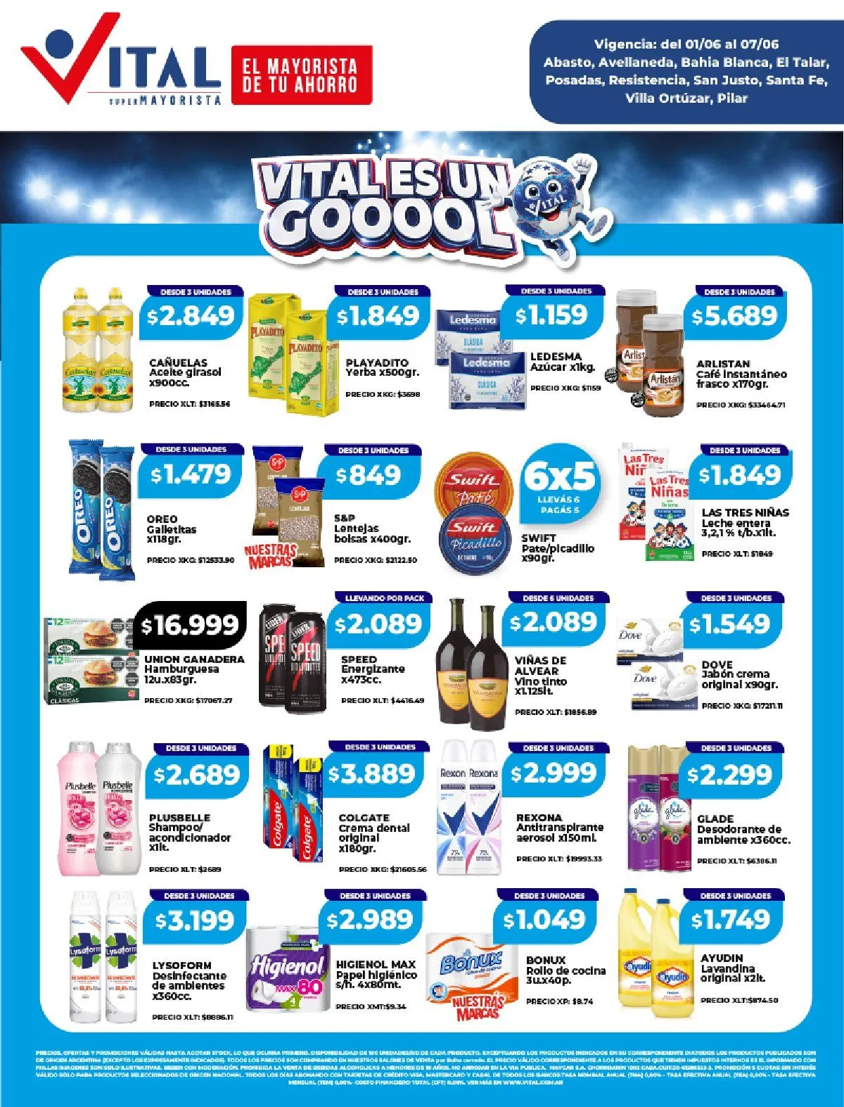 Ofertas de Vital Ofertas 1 de junio al 7 de junio 2026 - Página 1 del catálogo