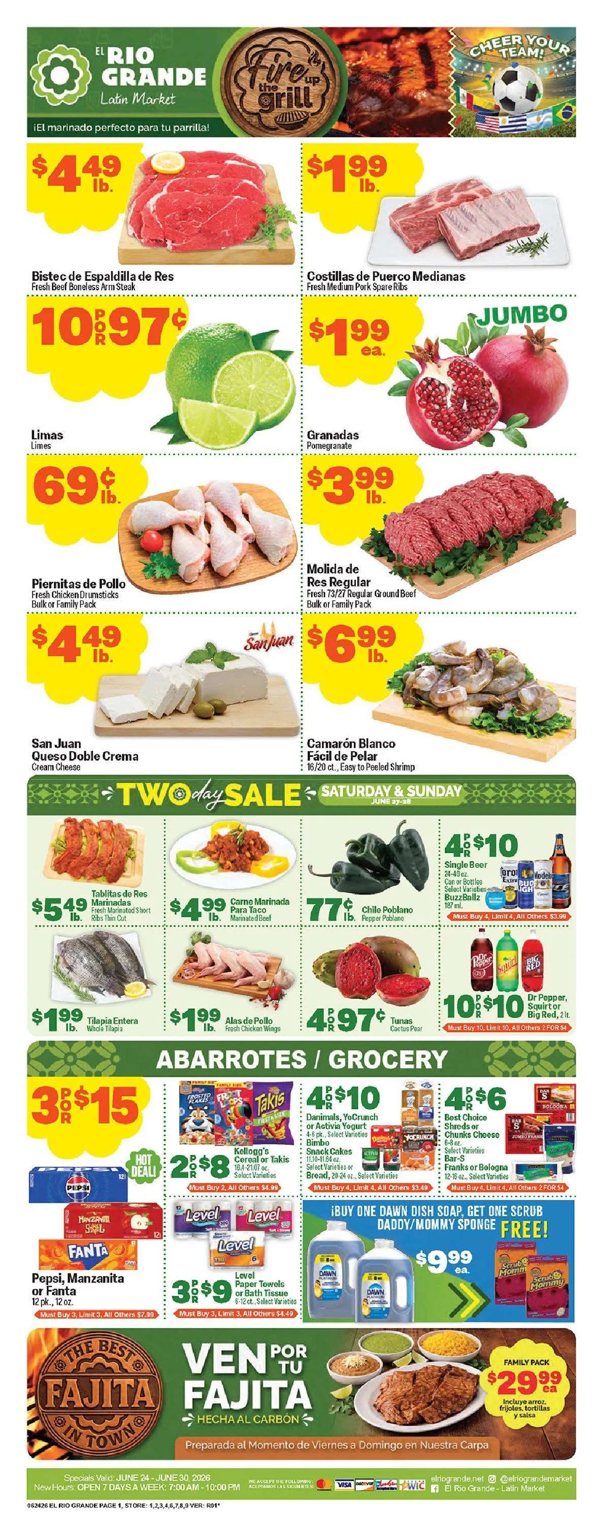 Weekly ad El Rio Grande Sales from June 24 to June 30 2026 - Page