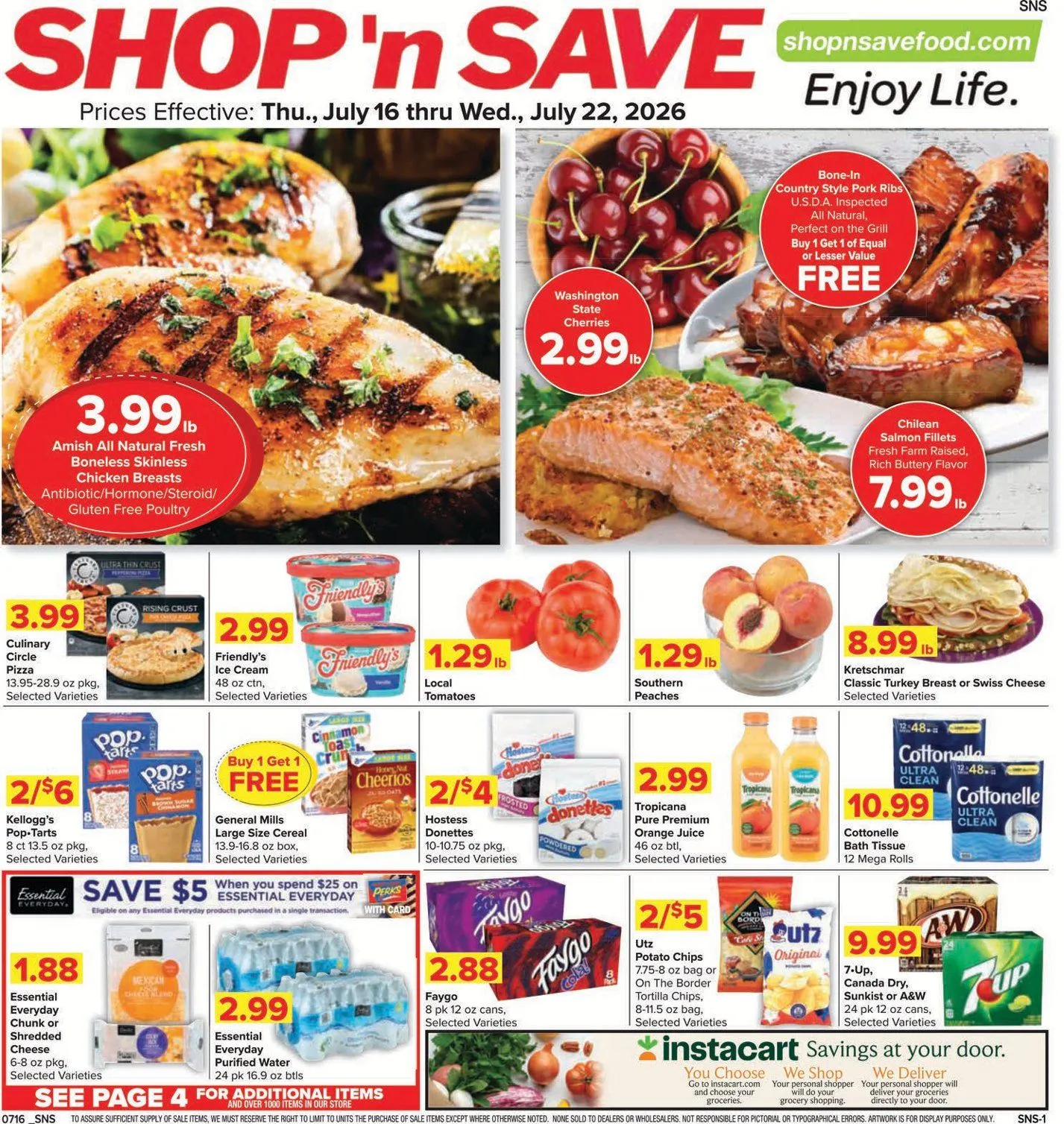 Weekly ad Shop'n Save Sales from July 16 to July 22 2026 - Page