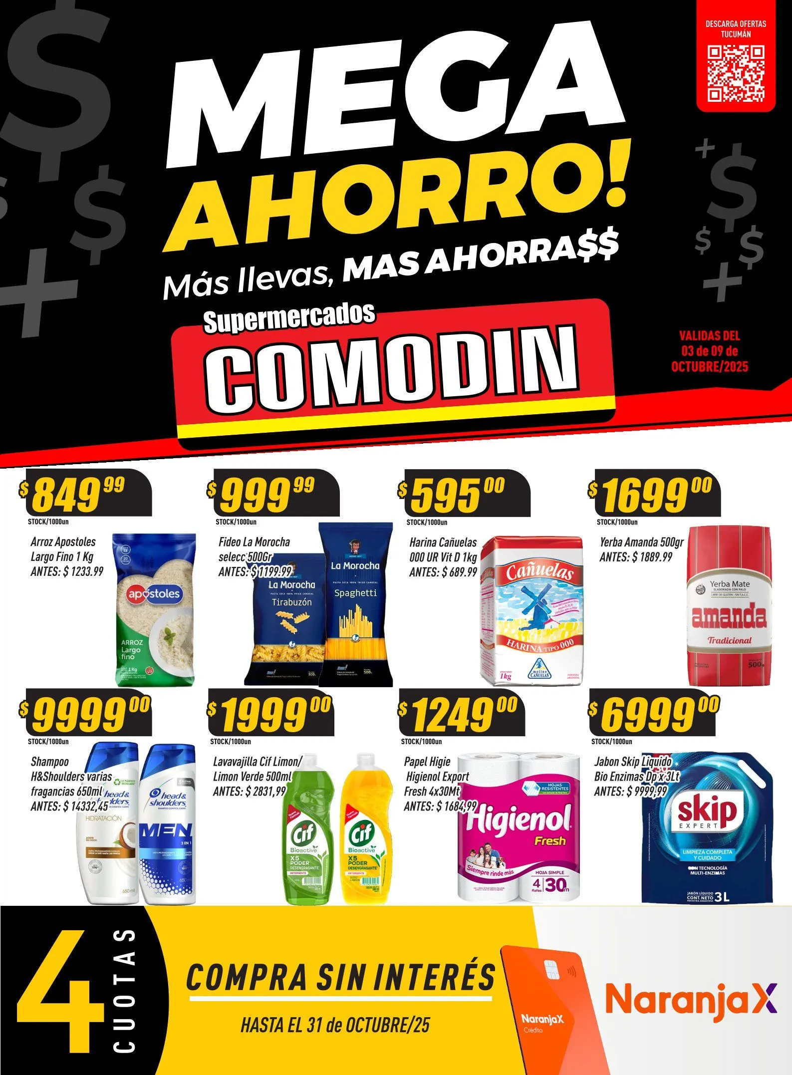 Ofertas de Ofertas Supermercados Comodín 3 de octubre al 10 de octubre 2025 - Página  del catálogo